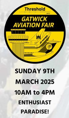Gatwick Aviation Enthusiasts Collectables Fair 2025 - Flyer