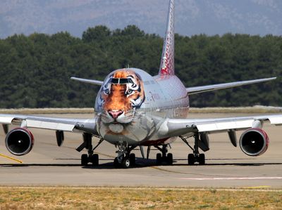 B747-400 Tigerface 