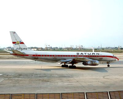 Douglas DC8-55F N8008F
