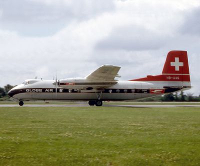 Handley Page Herald HP7 HB-AAG 