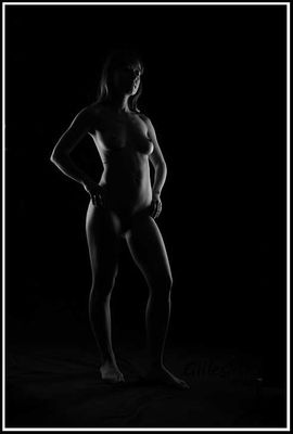 Nude in B&W with Alina