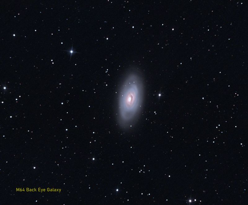 M64 Back Eye Galaxy 44-3min Subs. 