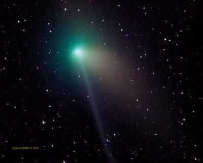 Comet C/2022 E3 (ZTF) Mag. 5.9. Made 1/16/23