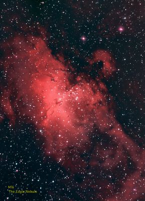 M16 The Eagle Nebula 4-13-23. 134 2min Subs. ZWO Duo-Band filter.  