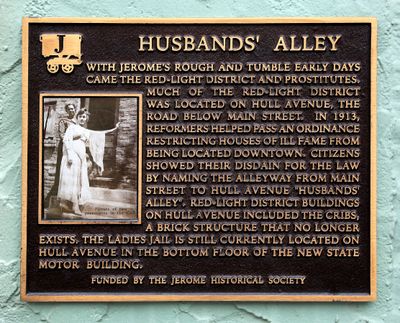 0034-3B9A5246-Wild West's Husbands Alley Sign in Jerome Arizon.jpg
