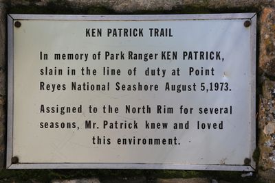 0087-3B9A1650-Posted sign at the Ken Patrick Trailhead not far from the North Kaibab Trailhead-.jpg