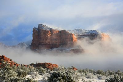 0020-3B9A3624-Low Clouds surround Courthouse Butte after the Storm, Sedona.jpg