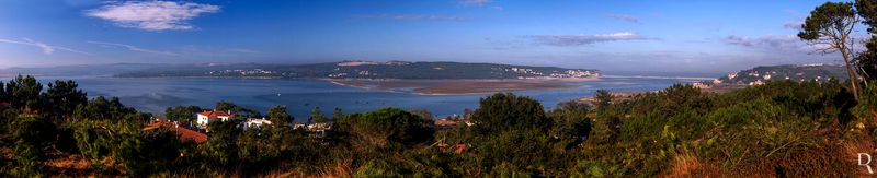 A Lagoa de bidos <br>em 2 de outubro de 2010
