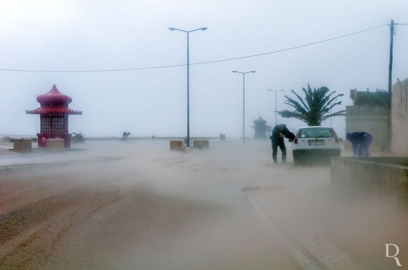 A Foz do Arelho em 19 de janeiro de 2013