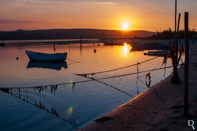 A Lagoa de Óbidos em 13 de outubro de 2010