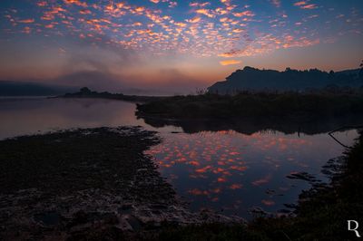 A Lagoa de Óbidos em 21 de outubro de 2010