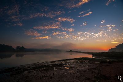 A Lagoa de Óbidos em 21 de outubro de 2010
