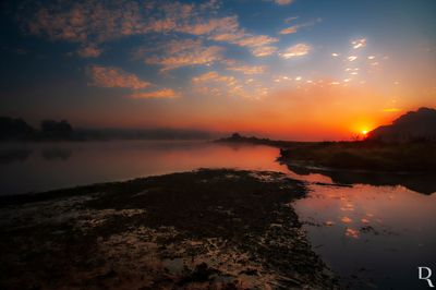 A Lagoa de Óbidos em 21 de outubro de 2010