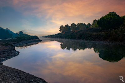 A Lagoa de Óbidos em 21 de outubro de 2010