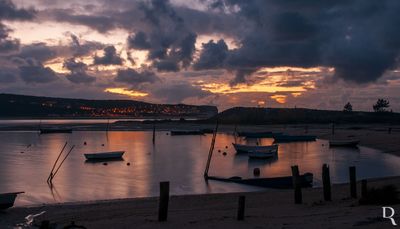 A Lagoa de Óbidos em 27 de janeiro de 2011