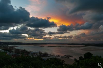 A Lagoa de Óbidos em 28 de janeiro de 2011