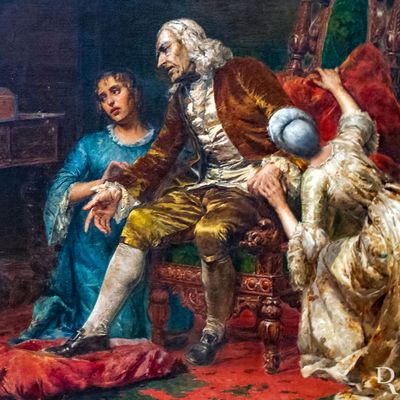 O ltimo Interrogatrio  do Mq. de Pombal (detalhe),  de Jos Malhoa