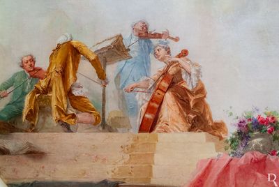O Quarteto de Beethoven  (detalhe) de Jos Malhoa (1903)