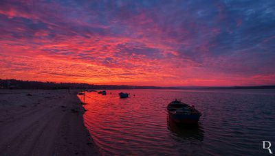 A Lagoa de �bidos em 23 de novembro de 2012