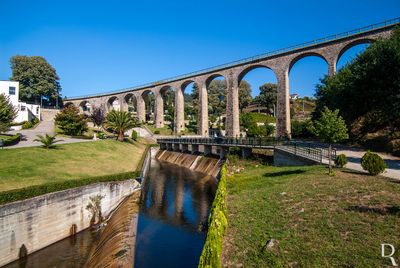 A Antiga Ponte Ferroviária e o Rio Zela