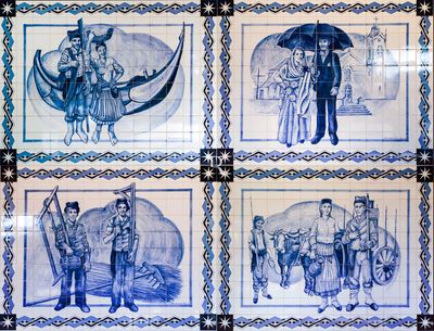 Azulejos Etnográficos em Coimbrão