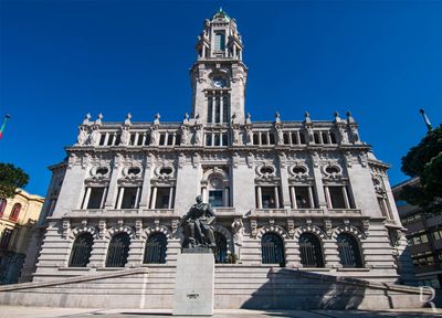 Garrett e o Edifcio da C.M. do Porto