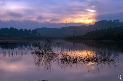 A Lagoa de Óbidos em 1 de dezembro de 2010