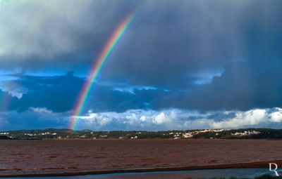 A Lagoa de Óbidos em 8 de janeiro de 2003
