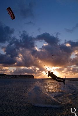 A Lagoa de Óbidos em 29 de janeiro de 2011