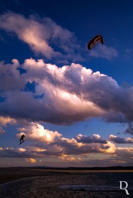 Kitesurf na Lagoa de Óbidos