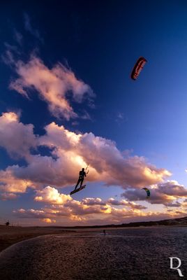 Kitesurf na Lagoa de Óbidos