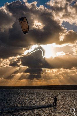 Kitesurf na Lagoa de Óbidos
