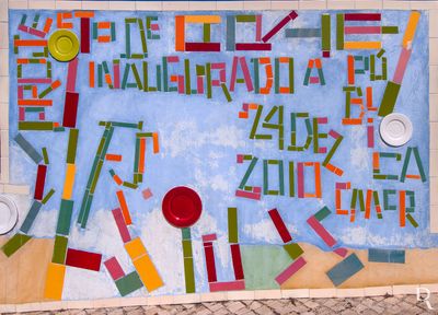 Projeto de Arte Pública Inaugurado a 10 Dez 2010 CMCR FS.