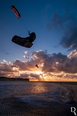 Kitesurf na Lagoa de Óbidos