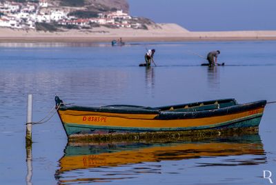 A Lagoa de Óbidos em 16 de junho de 2004