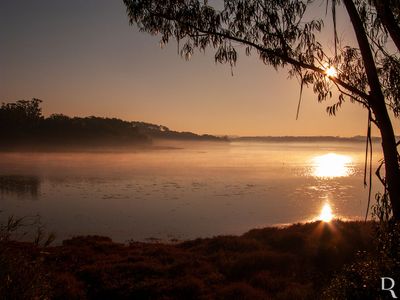 A Lagoa de Óbidos em 16 de dezembro de 2007
