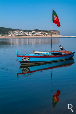 A Lagoa de Óbidos em 16 de junho de 2004