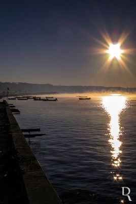 A Lagoa de Óbidos em 16 de dezembro de 2007