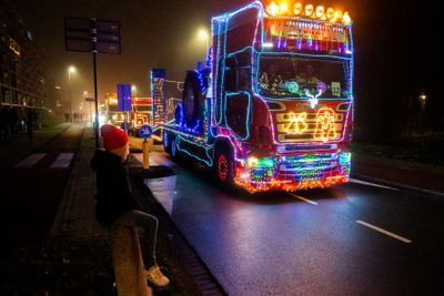 Trucks   Xmas Lightning  Vianen  The Netherlands