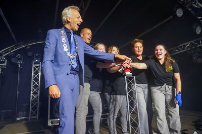 Opening Feesrweek Hagestein door Burgemeester Sjors Frhlich