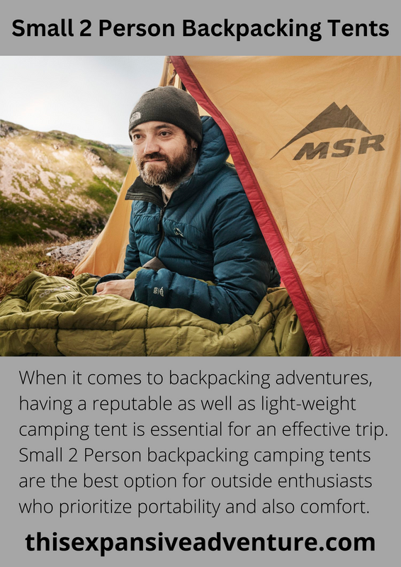 Small 2 Person Backpacking Tents