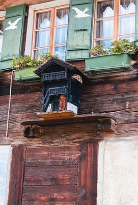 Facade of Chalet, Val d'Illiez