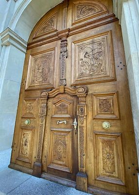 Ornate Cathedral Door