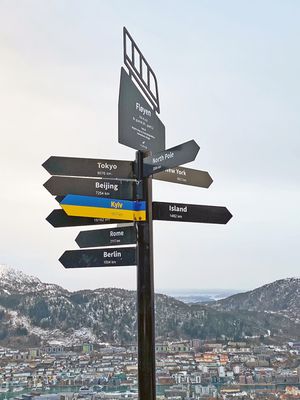 Signpost - Mt. Floren