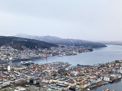 Bergen Panorama 2 from Mt Floren