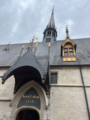Hotel Dieu...a hospice for the sick and infirm dating back to the Middle Ages!