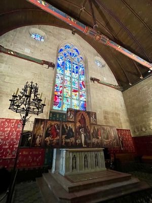 Chapel inside Hotel Dieu..