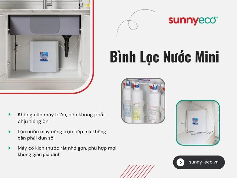Bình Lọc Nước Mini