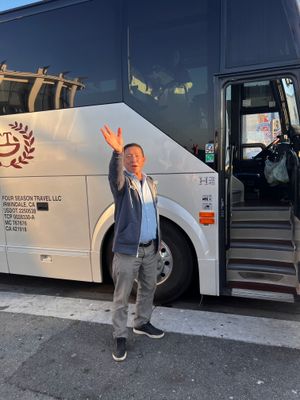 Liu, meilleur chauffeur de bus de la cte ouest, San Franscisco, USA