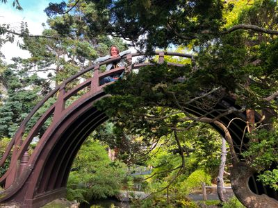 Cindy, Jardin japonais, SF, Californie, USA